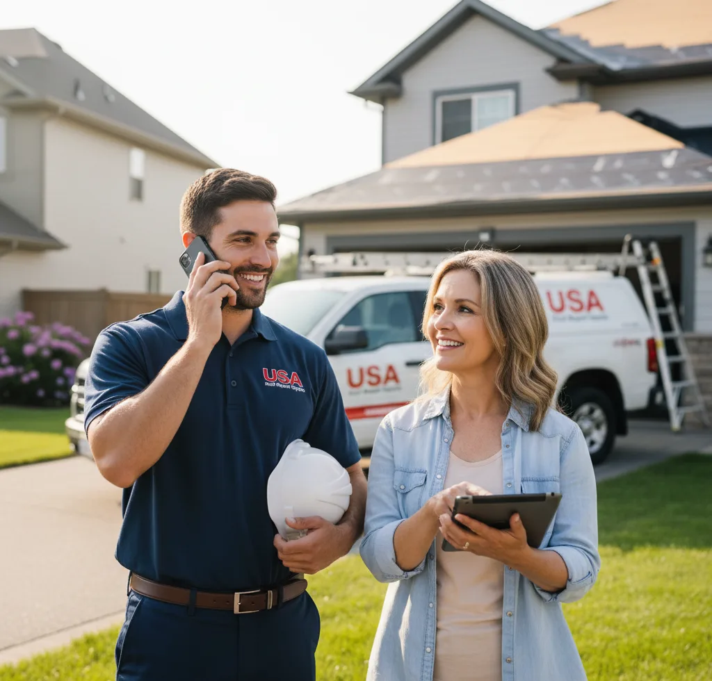 USA Roof Repair Experts customer support in Cypress